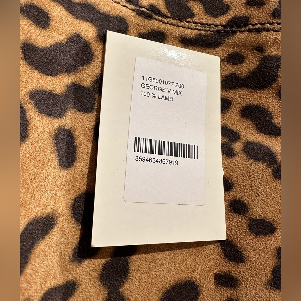 Givenchy suede George V tote bag animal print - Picture 5 of 10